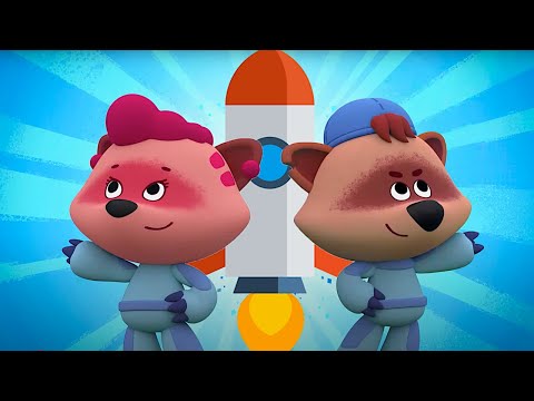 Видео: Мультик 🐻  МиМиМишки - 🚀 День Космонавта! 👩‍🚀 Приключения в космосе 🛸