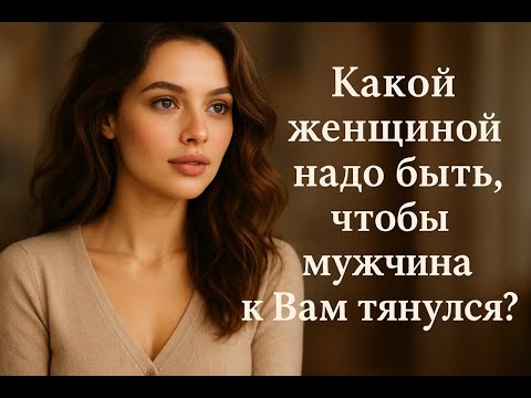 Видео: Какой нужно быть, чтобы мужчина к вам тянулся