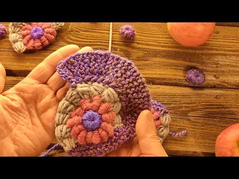 Видео: Скрамбл фриформ платочным узором и укороченными рядами