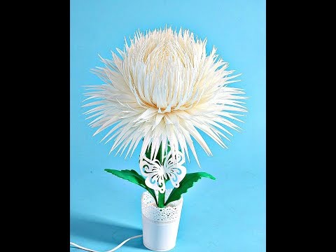 Видео: DIY Бесплатный МК прикроватный светильник Пушистик. Floor lamp with his hands