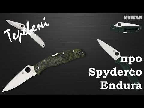 Видео: Теревені про Spyderco Endura