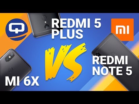 Видео: Сравнение Xiaomi! Redmi Note 5, Redmi 5 Plus и MI 6X / QUKE.RU /