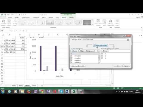 Видео: Урок 21 Редактиране на диаграми с Chart tools в MS Office 2013