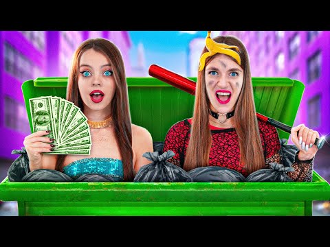 Видео: Моя Лучшая Подруга Бездомная! Бедная и Богатая Стали Подругами!