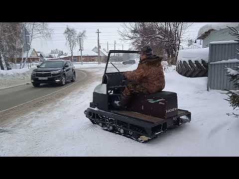 Видео: Самодельная мини танкетка. Первое разочарование.