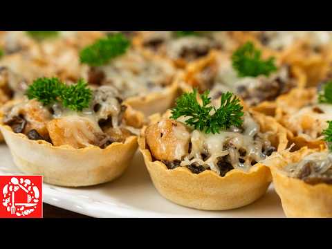 Видео: Мини-Корзиночки — Максимум Вкуса! 😍 Нежная Закуска для Любого Повода