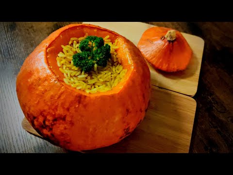Видео: Тыква с мясом целиком в духовке. Очень вкусно и необычно