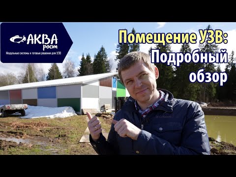 Видео: Подробный обзор помещения УЗВ #бизнесвдеревне #рыба #узв