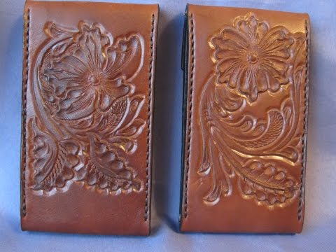 Видео: Тиснение в стиле шеридан. Русский язык. Sheridan Style Carving. Russian.