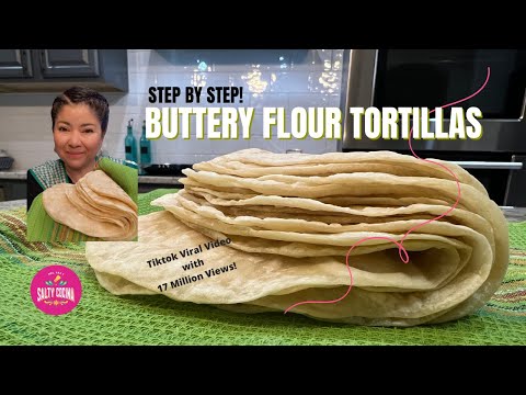 Видео: Мягкие маслянистые мучные лепешки