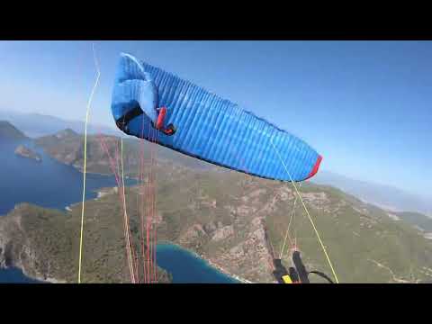 Видео: Полный срыв крыла/full stall на SIV-курсе. Параплан Paraavis Ray. EN-C.