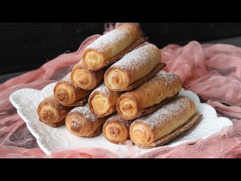 Видео: ХРУСТЯЩИЕ ТВОРОЖНЫЕ ТРУБОЧКИ с НАЧИНКОЙ🌸 Вкусное ТВОРОЖНОЕ ПЕЧЕНЬЕ🌸 Сrunchy rolls recipe