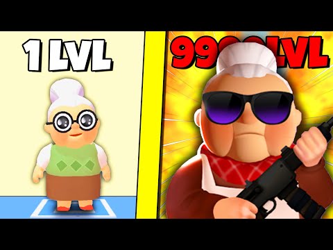 Видео: ЭВОЛЮЦИЯ БАБУШКИ БОЙЦА, МАКСИМАЛЬНЫЙ УРОВЕНЬ! | Granny vs Impostor