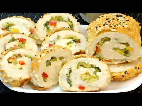 Видео: ,, ВАФЕЛЬНЫЙ" РУЛЕТ. НОВИНКА к праздничному столу.