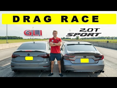 Видео: Гонки Honda Accord 2.0T Sport, VW Jetta Gli DSG и третий бонусный автомобиль | Tuner Drag and Rol...