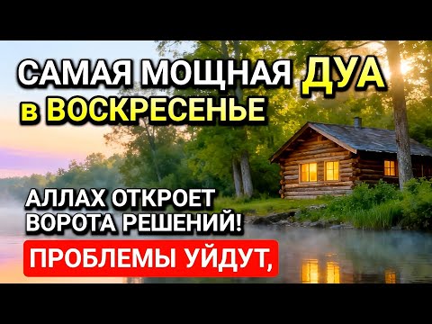Видео: САМАЯ СИЛЬНАЯ ДУА в ВОСКРЕСЕНЬЕ! РИЗК, БОГАТСТВО, УСПЕХ, СЧАСТЬЕ!