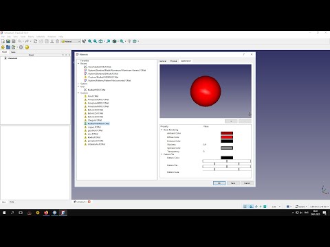 Видео: Редактор Материалов во FreeCAD 1.0