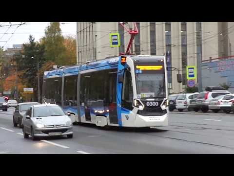 Видео: Чудо на 57, уже история! Трамвай Санкт-Петербурга 8-759: Stadler B85300M б.0300 по №57 (12.10.18)