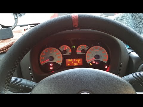 Видео: Трех строчная приборная панель на FIAT DOBLO в поисках температуры окружающей среды