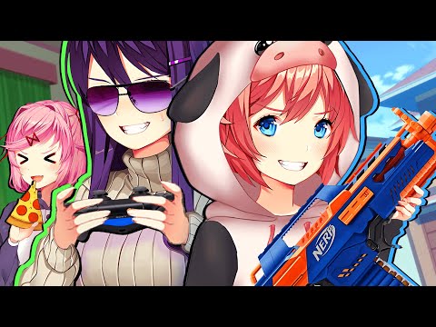 Видео: Литературный Клуб На Ночёвке (DDLC Анимация)