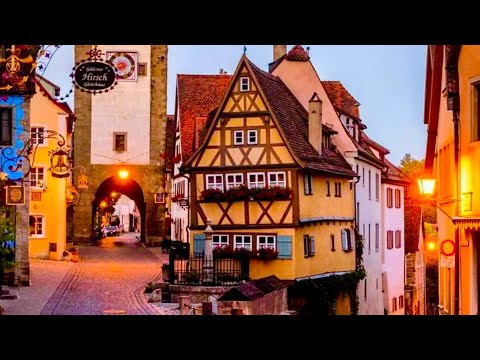 Видео: Самые удивительные места в Германии 🇩🇪 Почему все сюда приезжают? Пешеходная экскурсия по Ротенбур