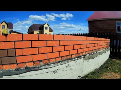 Видео: кирпич.облицовка кирпич.кладка облицовка