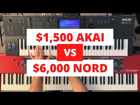 Видео: Nord Stage 4 против Akai MPC Key 61 — несправедливое сравнение?