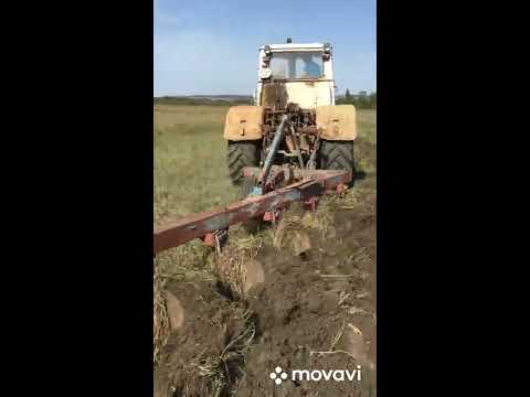 Видео: Пахота на т150 +интересная находка
