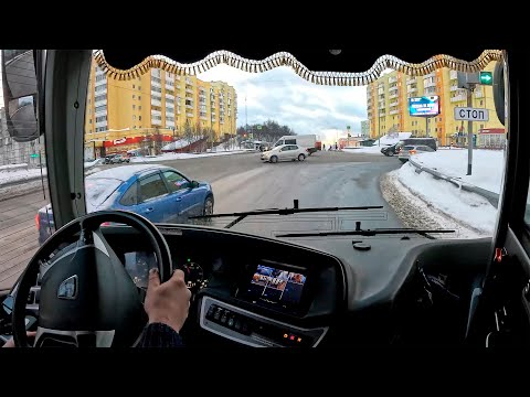 Видео: Городской маршрут на автобусе НефАЗ-5299