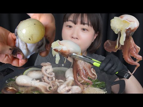 Видео: маленький осьминог🐙Mukbang eating show