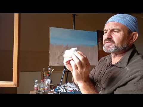 Видео: Пишем морской пейзаж "Синяя даль"