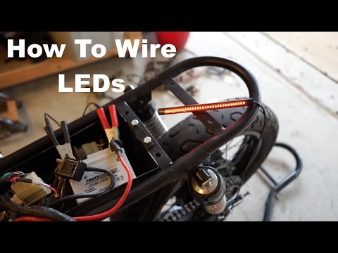 Видео: Как подключить светодиодные фары мотоцикла