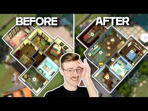 Видео: Я пытался починить один из ВАШИХ уродливых домов в The Sims 4
