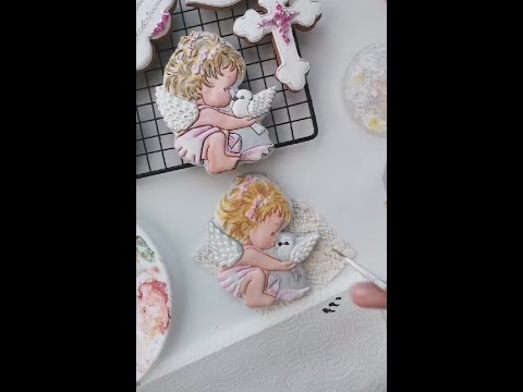 Видео: Ч 2. Пряники на крестины от Ольги @babkiny_pryaniki [мастер-класс]