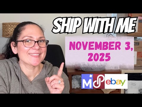 Видео: ДОСТАВЬТЕ С МНОЙ — распродажи eBay и Poshmark с 1 по 3 ноября 2025 г. (четвертый квартал уже здесь!)