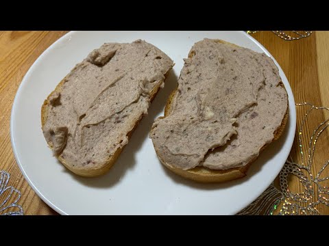 Видео: Очень вкусный паштет из фасоли ( не отличить от мясного)