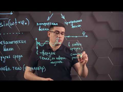 Видео: Упругие механические волны. 1 часть. 11 класс.