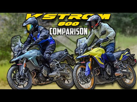 Видео: Сравнение Suzuki V Strom 800 — стандартный и DE — Новости о велосипедах