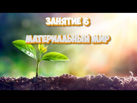 Видео: Занятие 6. Материальный мир