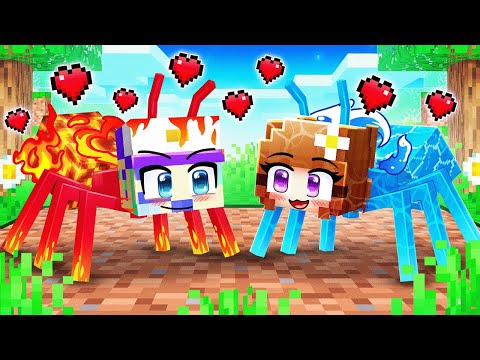 Видео: История любви Dash Fire ANT и Anne Water ANT в Minecraft!