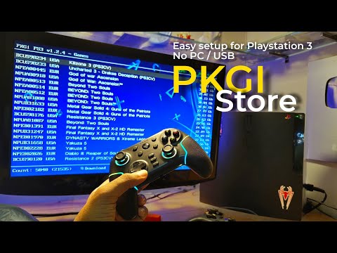 Видео: Как установить PKGI Store на HEN/CFW Playstation 3 для получения бесплатных PKG-игр и приложений ...