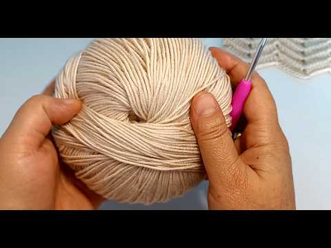 Видео: Посмотрите на эту красоту! Уникальный узор крючком, который принесет вам удачу