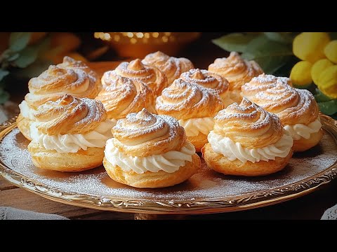 Видео: Слойки с кремом и ананасовой начинкой – приготовьте заварное тесто самостоятельно! Идеальный рецепт