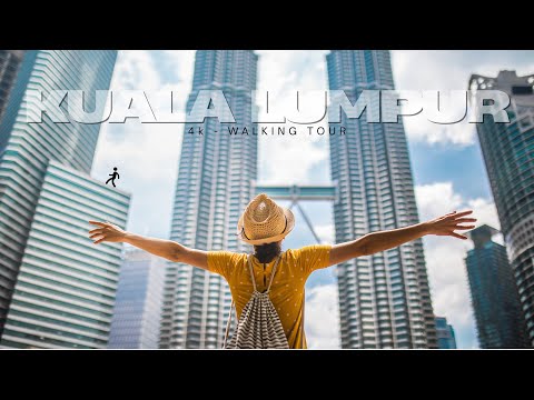 Видео: 🇲🇾 Пеший тур по КУАЛА-ЛУМПУР - 4 главные достопримечательности столицы Малайзии - (4K)
