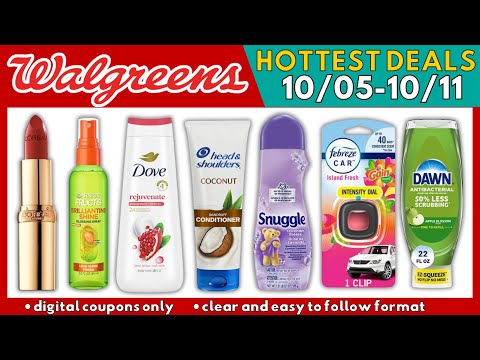 Видео: 💁🏻‍♀️ Горячие предложения в WALGREENS на этой неделе с 05.10 по 11.10 | Только цифровые купоны! #...
