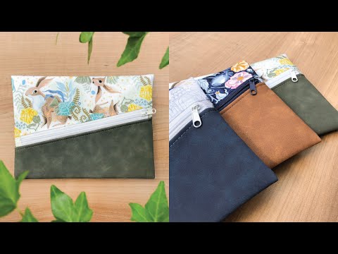 Видео: Сумочка-молния Flora Diagonal | Подробный мастер-класс по шитью