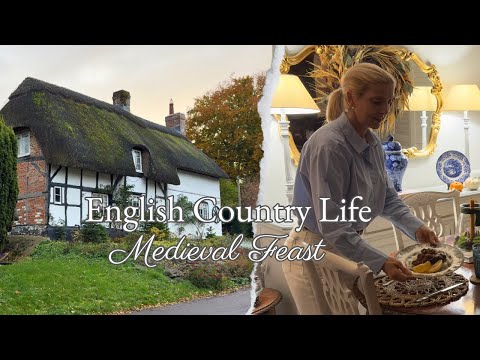 Видео: Подготовка к выходным в английской деревне | Средневековый рецепт & Натуральный венок