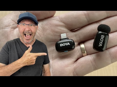 Видео: BOYA mini | Ультракомпактный беспроводной микрофон для мобильных телефонов