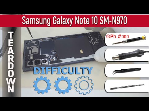 Видео: Как разобрать 📱 Samsung Galaxy Note 10 SM-N970 Разборка и ремонт