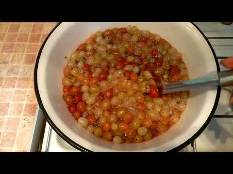 Видео: Варенье из крыжовника с вишнёвыми листьями. Рецепт